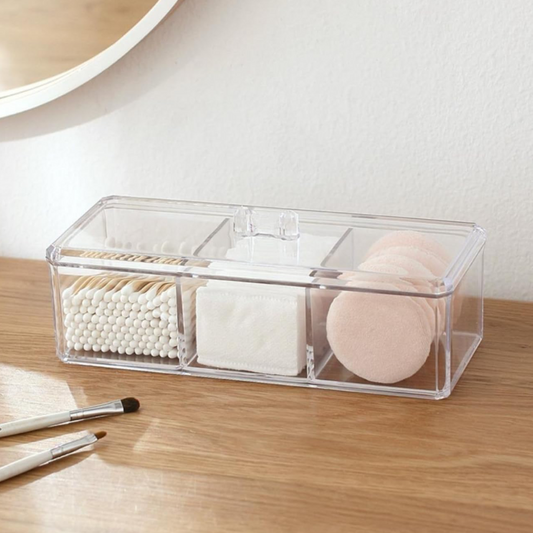 Caixa Organizadora Clearfox - 3 Divisórias