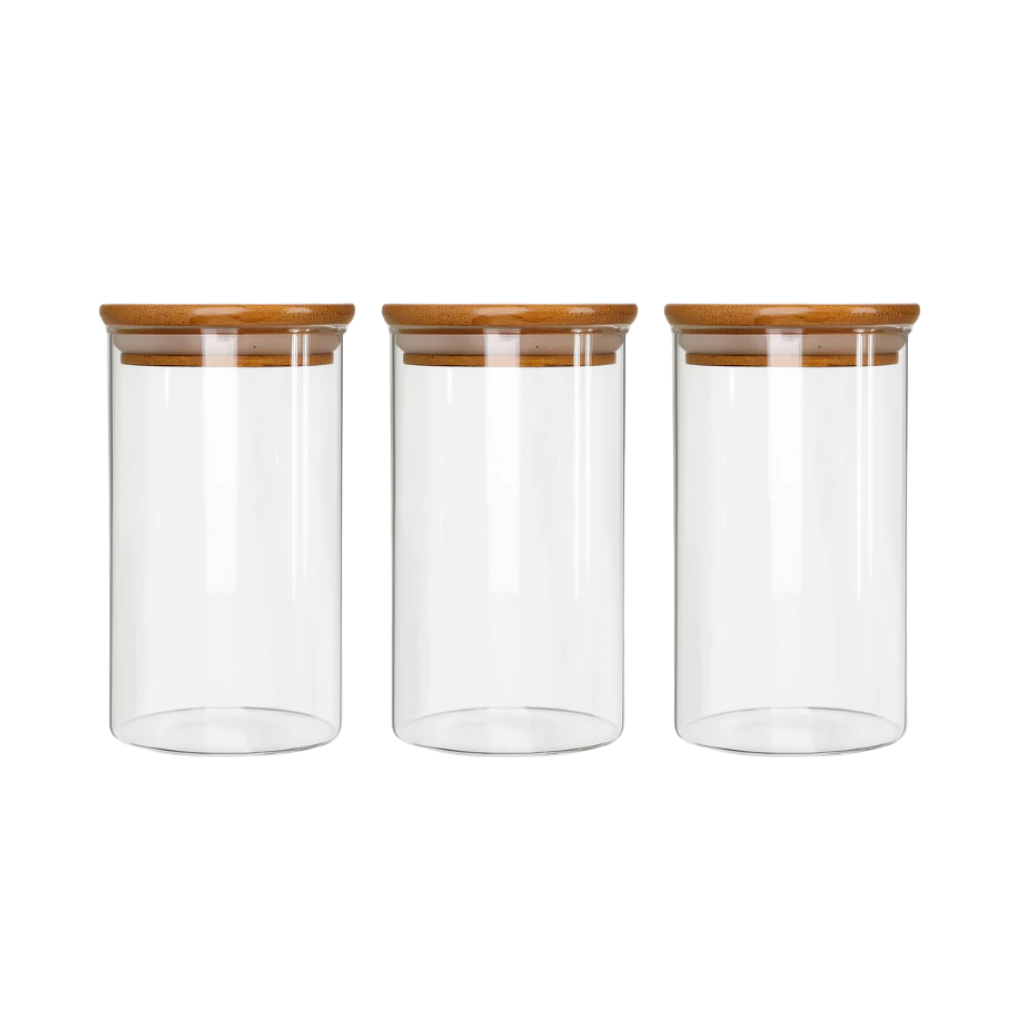 Kit 3 Potes Herméticos Gaia
