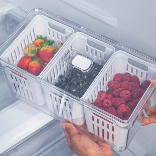 Organizador com Cesto Triplo Freshfox