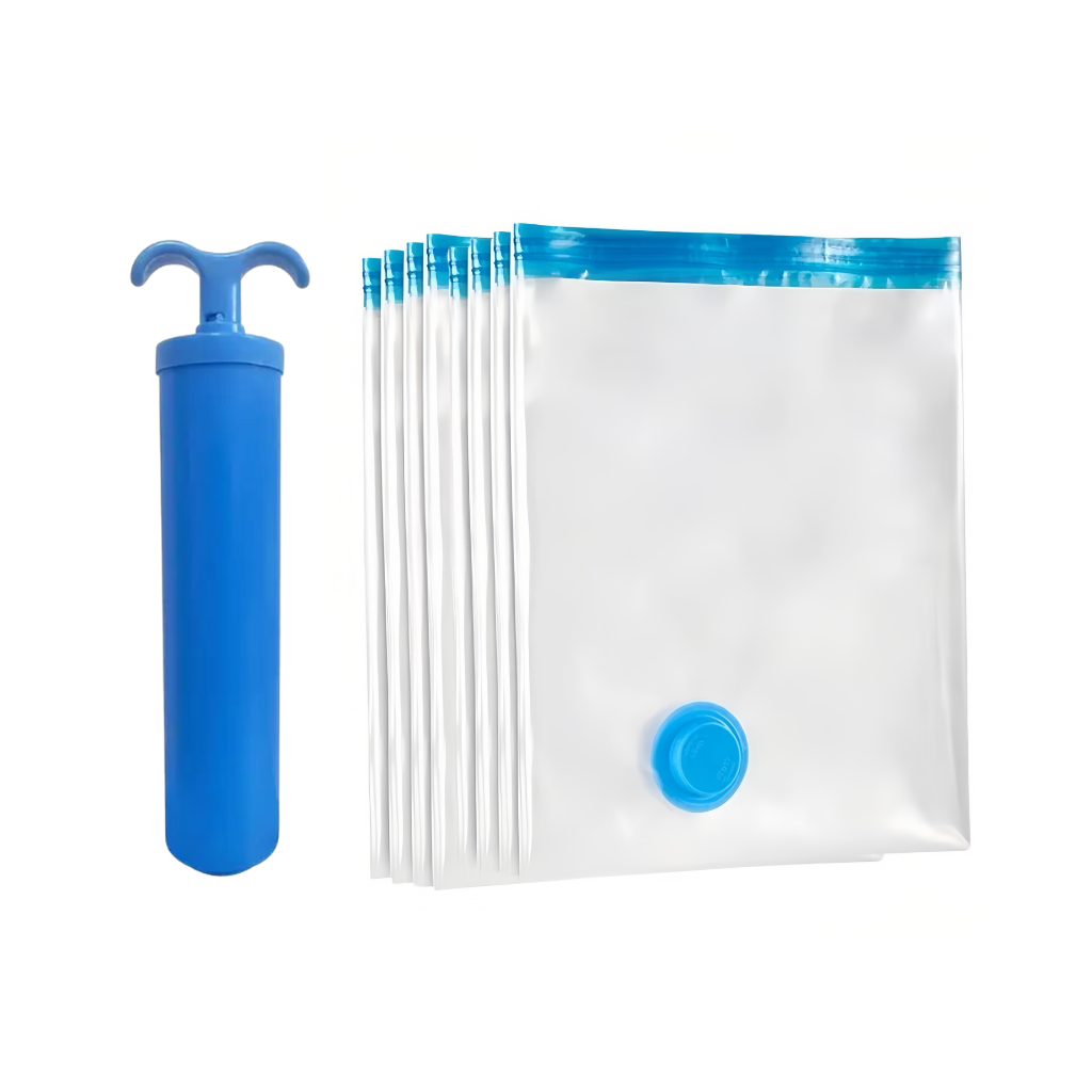 Kit Sacos a Vácuo+ Bomba Manual