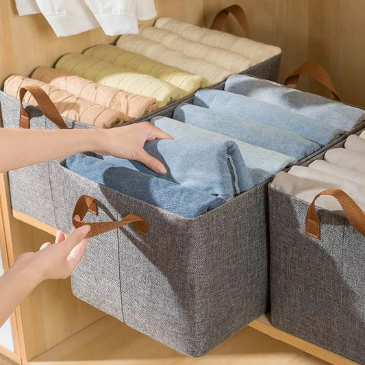 Kit Cesto Organizador de Roupas Organizza