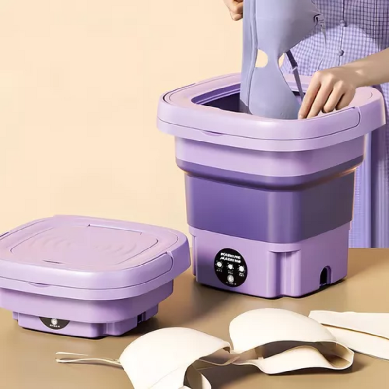 CleanFox™ - Mini Máquina de Lavar Roupa