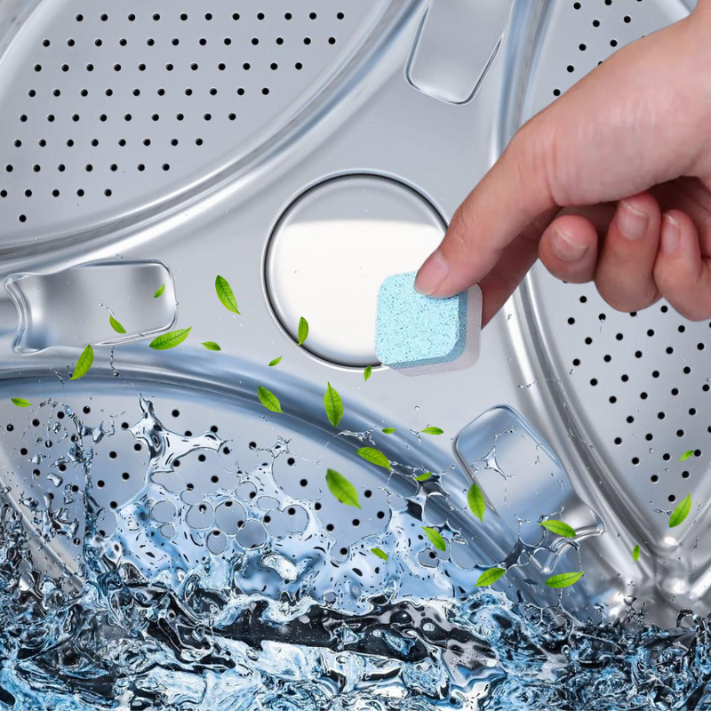 EcoClean™  - Pastilhas para Limpeza de Máquina de Lavar
