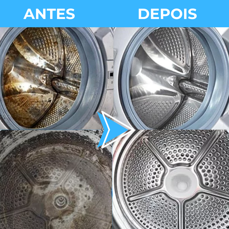 EcoClean™  - Pastilhas para Limpeza de Máquina de Lavar