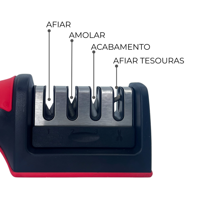 MaxBlade™  - Amolador de Lâminas 4 em 1