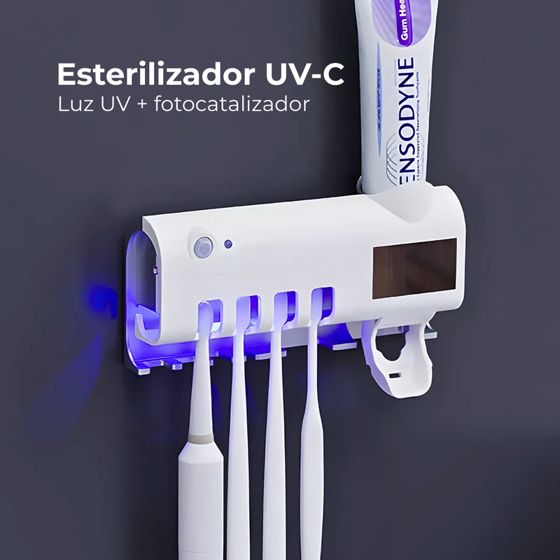 SafeBrush™  - Suporte Esterilizador de Escova de Dentes
